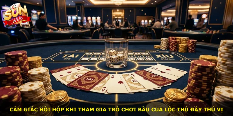 Cảm giác hồi hộp khi tham gia trò chơi Bầu Cua Lộc Thú đầy thú vị