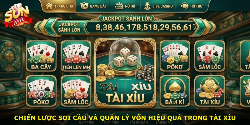 Chiến lược soi cầu và quản lý vốn hiệu quả trong tài xỉu