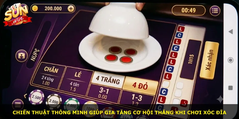 Chiến thuật thông minh giúp gia tăng cơ hội thắng khi chơi xóc đĩa