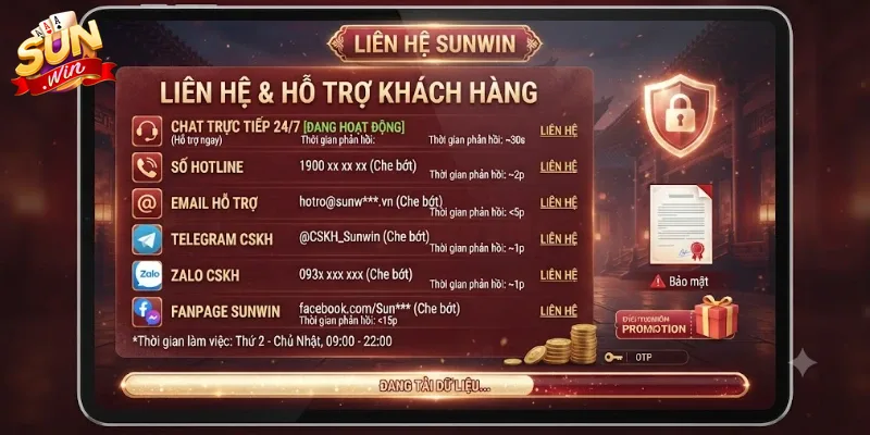 Liên Hệ Sunwin Nhanh Chóng Và Dễ Dàng, Hỗ Trợ Tận Tâm 24/7