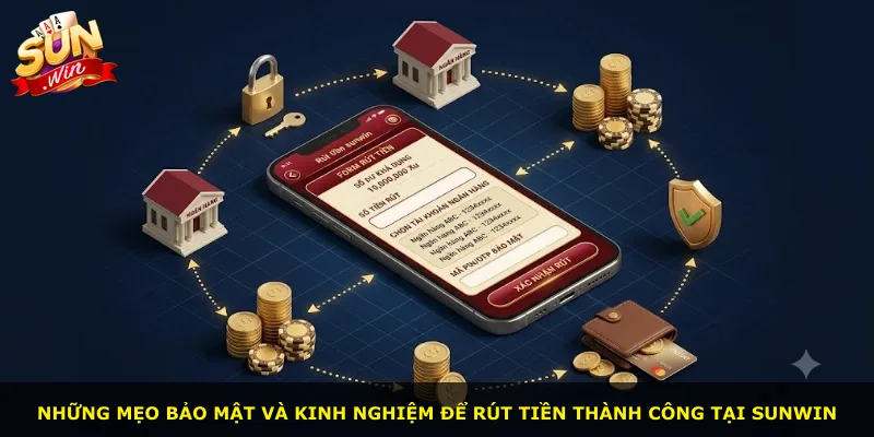 Những mẹo bảo mật và kinh nghiệm để rút tiền thành công tại Sunwin